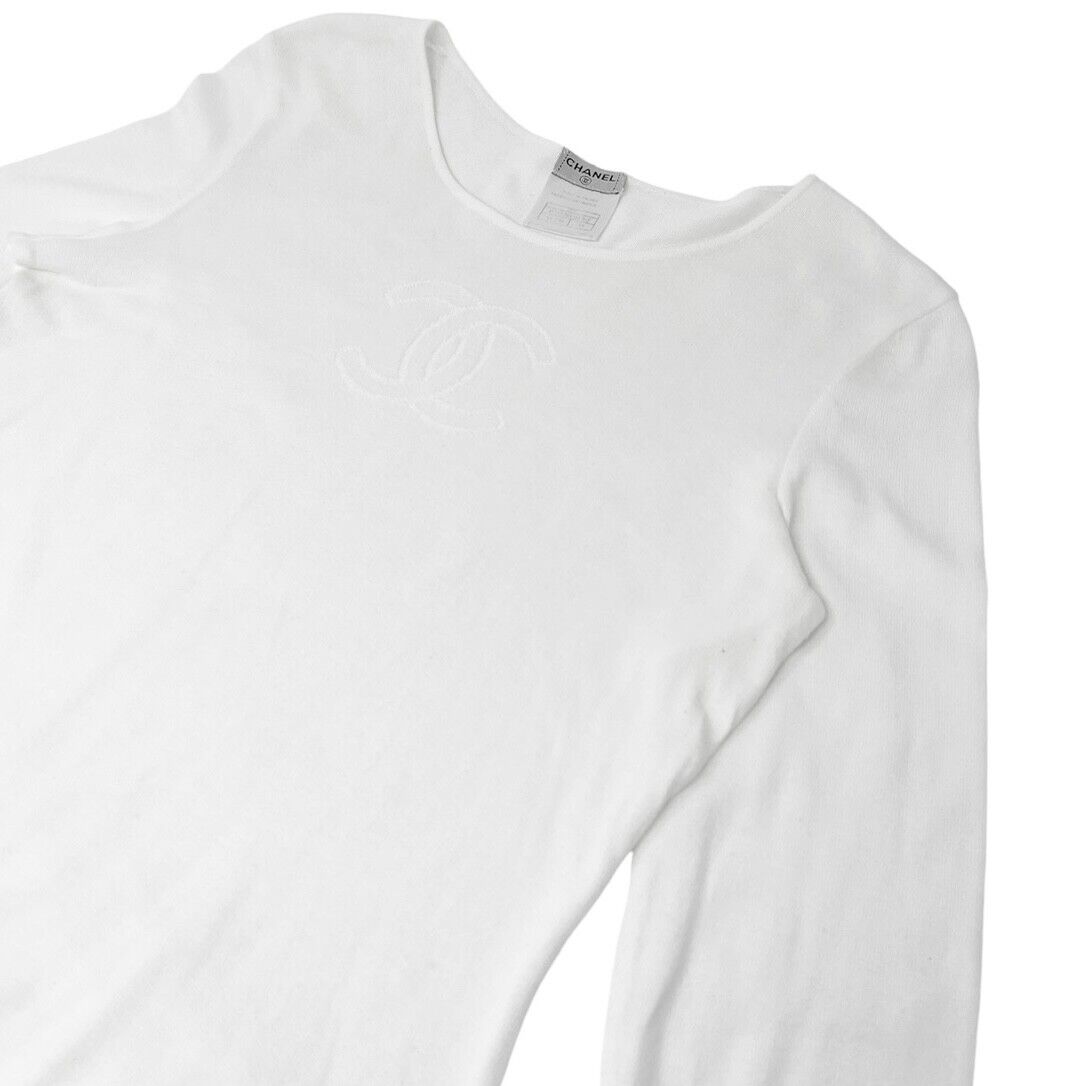 Chanel 05C Big CC Logo Knit Top