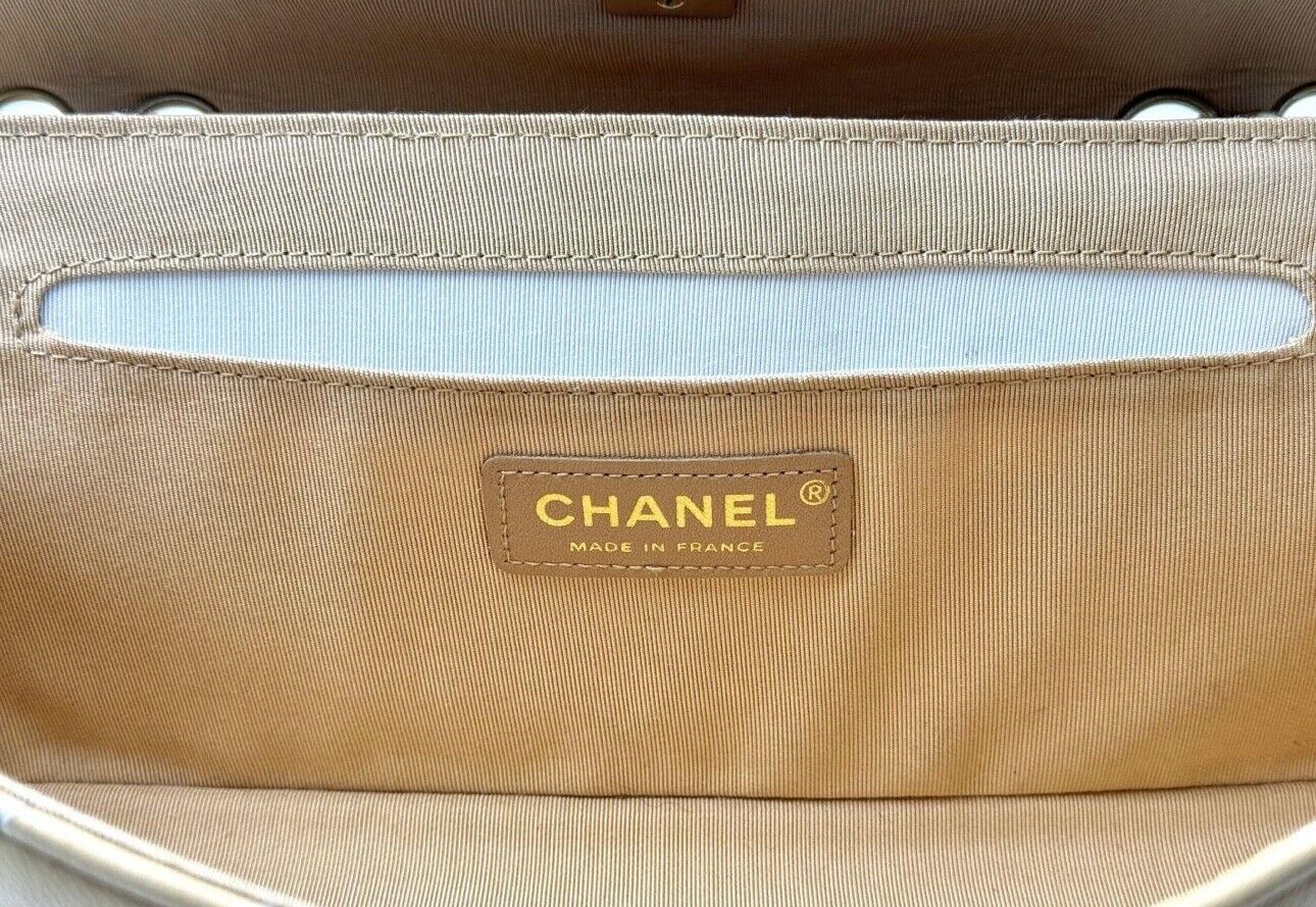 Chanel West Caramel Leather Shoulder Flap