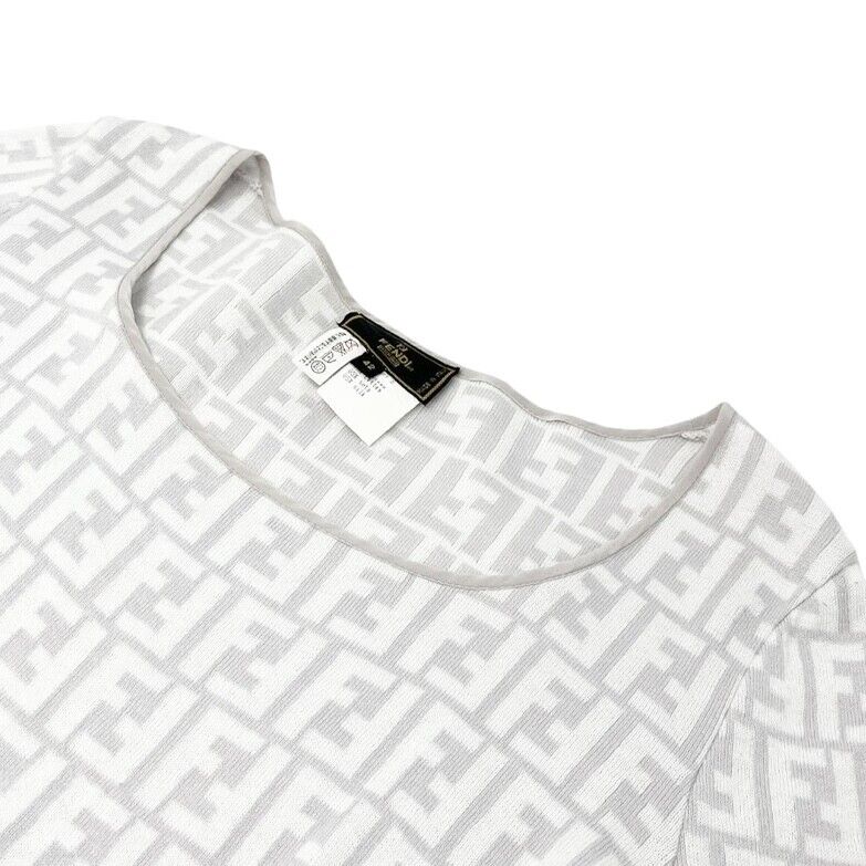 Fendi Zucca Monogram Logo Knit Top