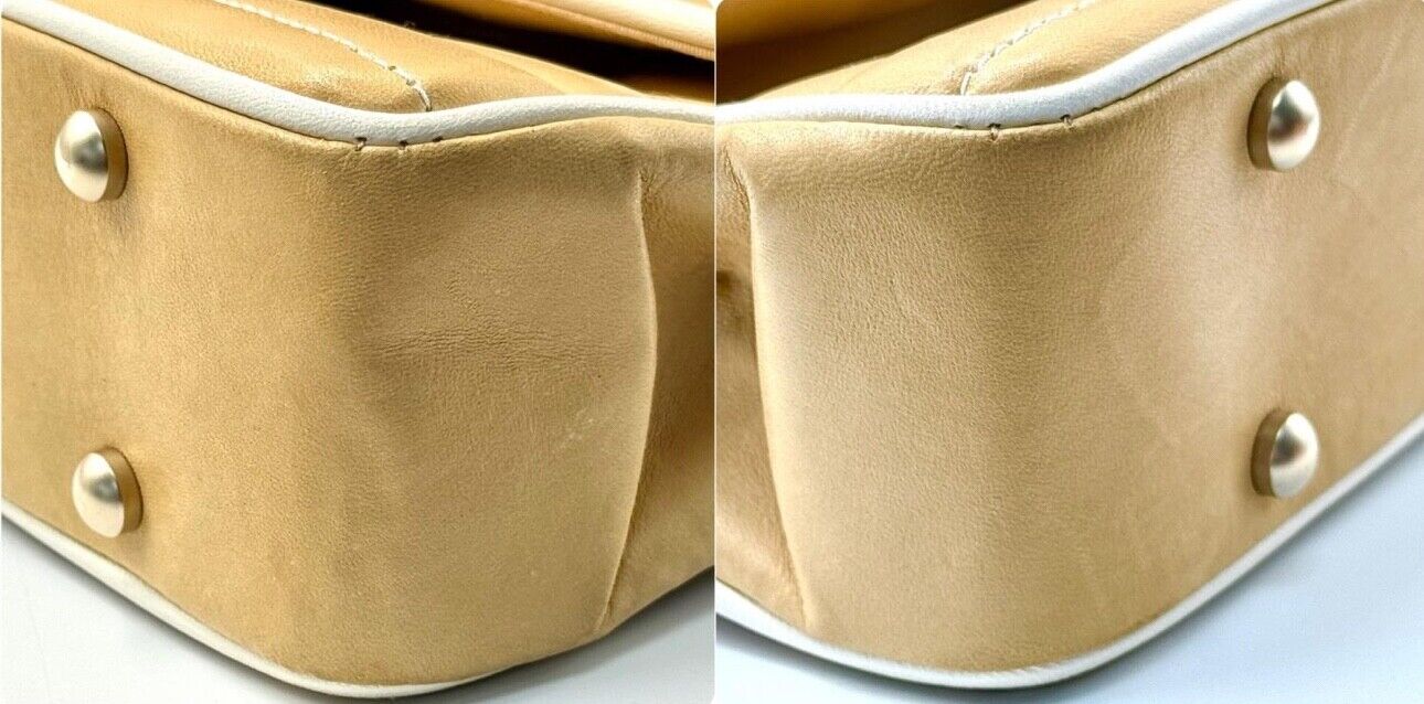 Chanel West Caramel Leather Shoulder Flap