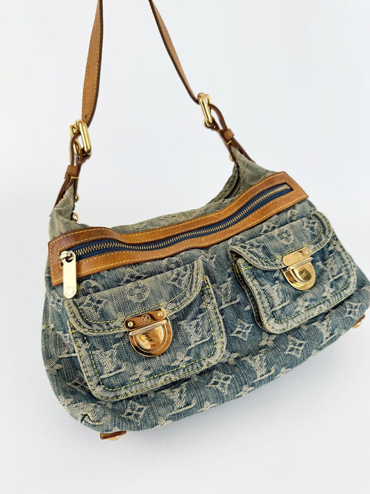 Louis Vuitton Denim Baggy PM shoulder bag