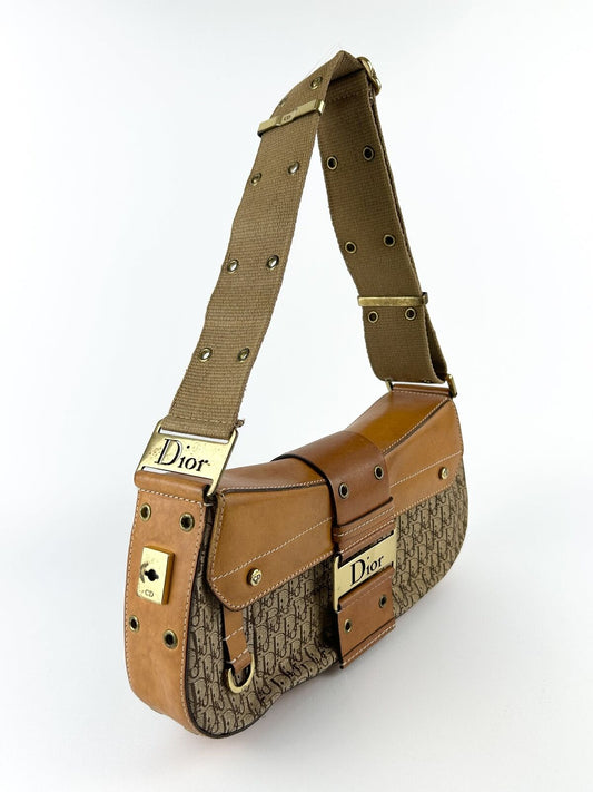 Christian Dior Monogram Columbus Street Chic Shoulder Bag