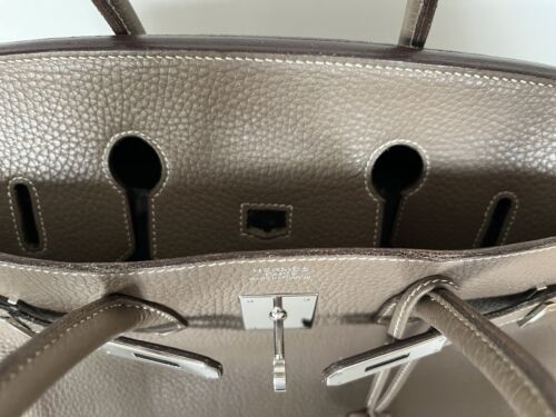 Hermès Birkin 35 Etaupe/Palladium