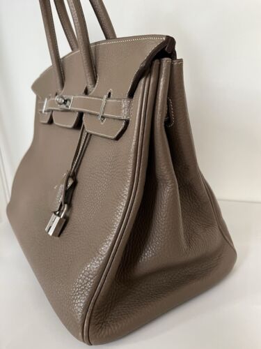 Hermès Birkin 35 Etaupe/Palladium