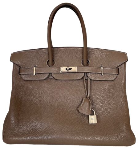 Hermès Birkin 35 Etaupe/Palladium