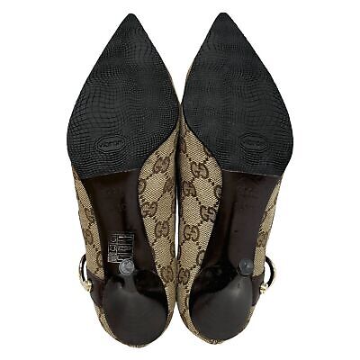 Gucci GG Monogram Logo Heels