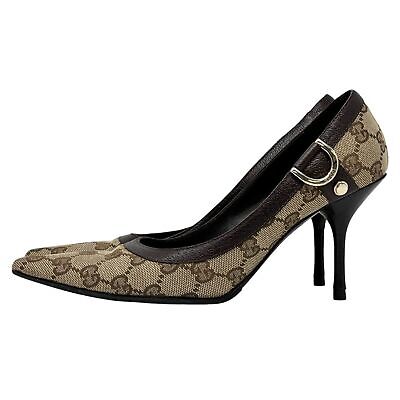 Gucci GG Monogram Logo Heels