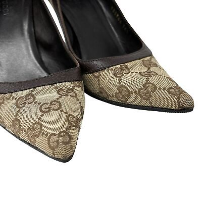 Gucci GG Monogram Logo Heels