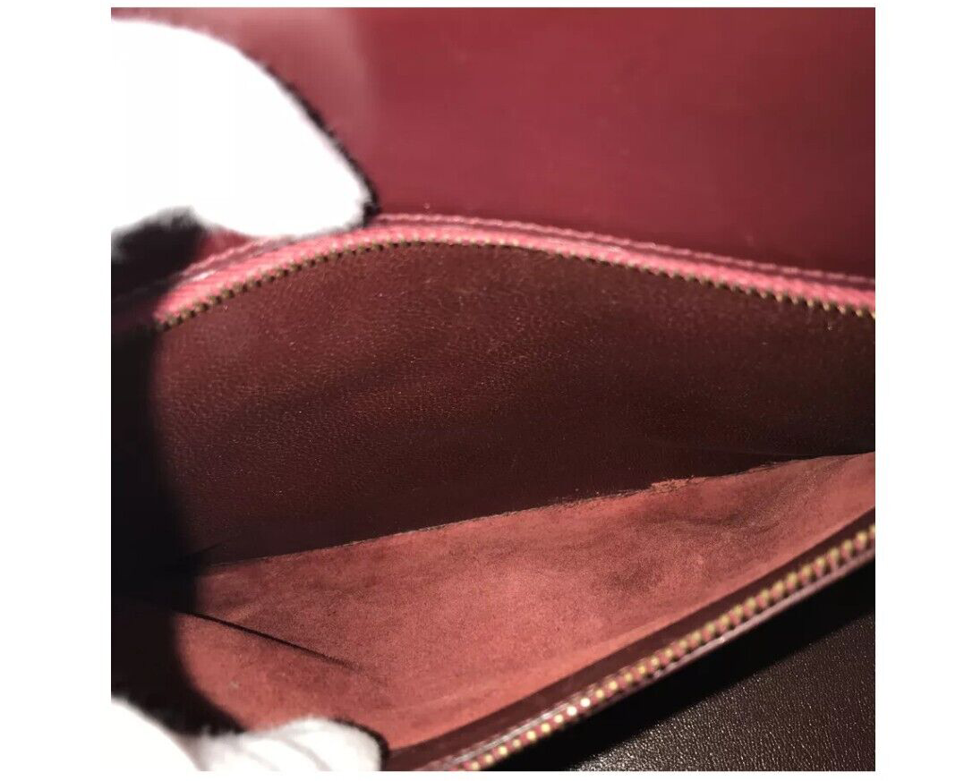 Hermès Kelly Burgundy Natural 32 Sellier