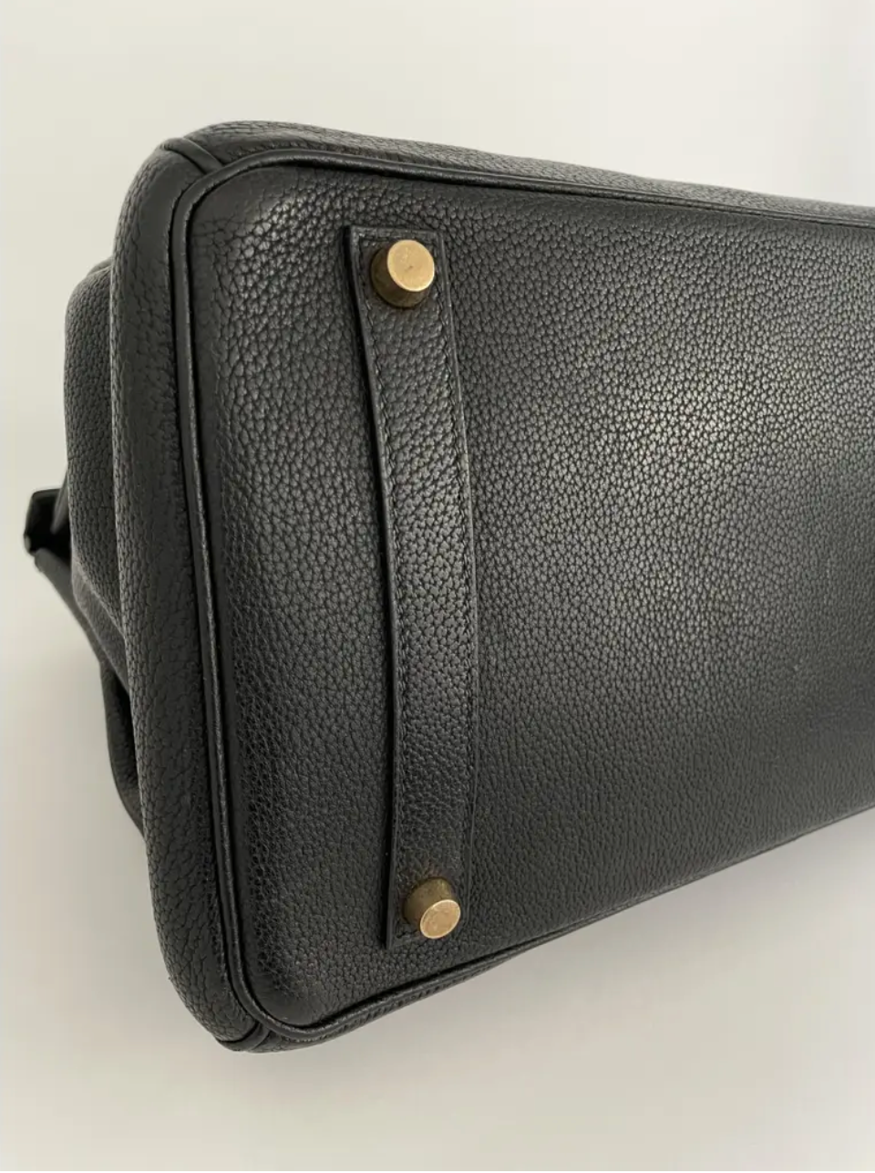 Hermes Birkin 35 In Black Togo Leather With Gold Hardware