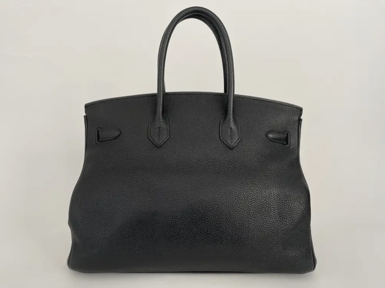Hermes Birkin 35 In Black Togo Leather With Gold Hardware