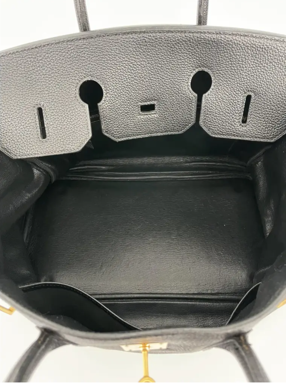 Hermes Birkin 35 In Black Togo Leather With Gold Hardware