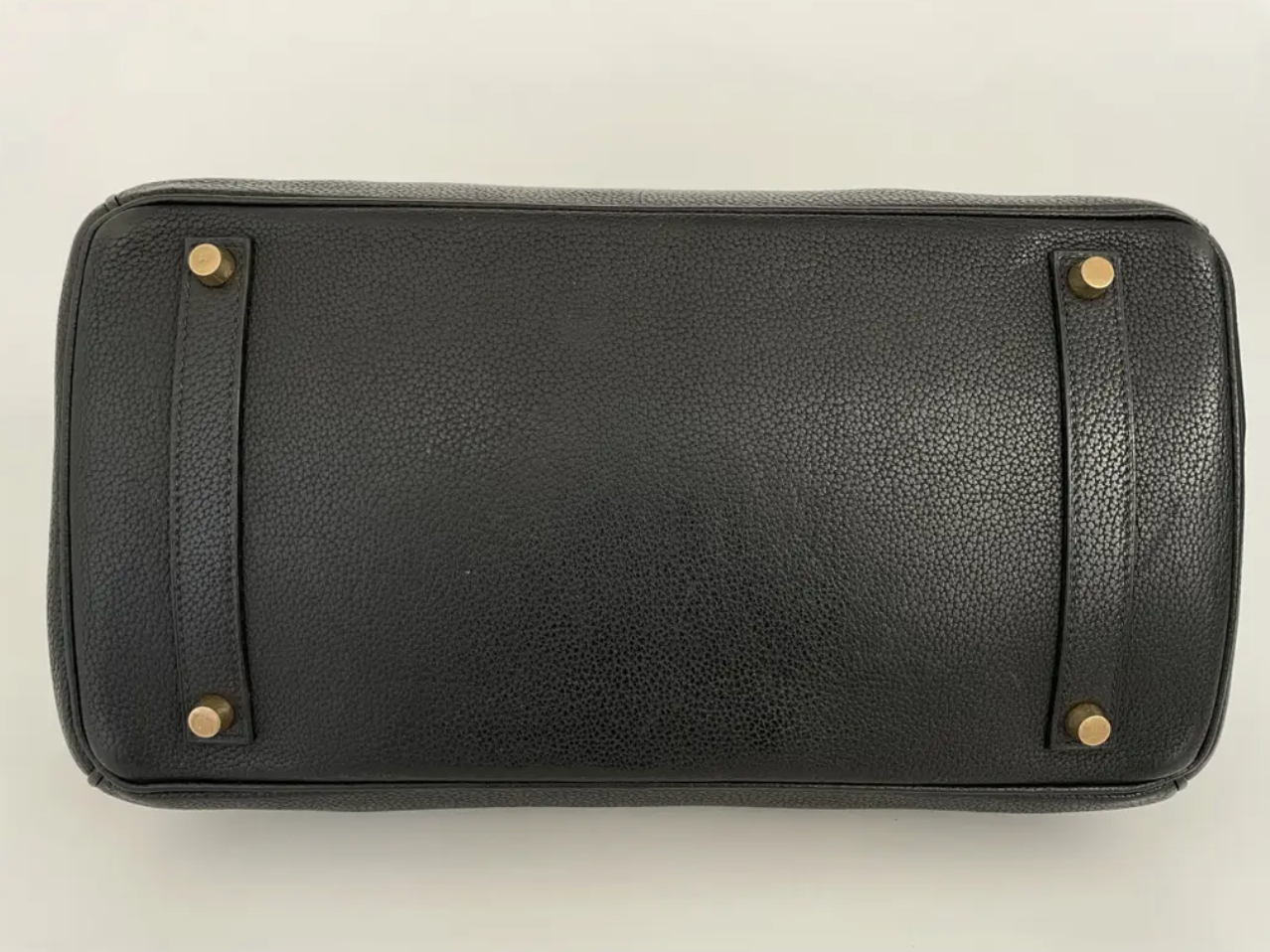 Hermes Birkin 35 In Black Togo Leather With Gold Hardware