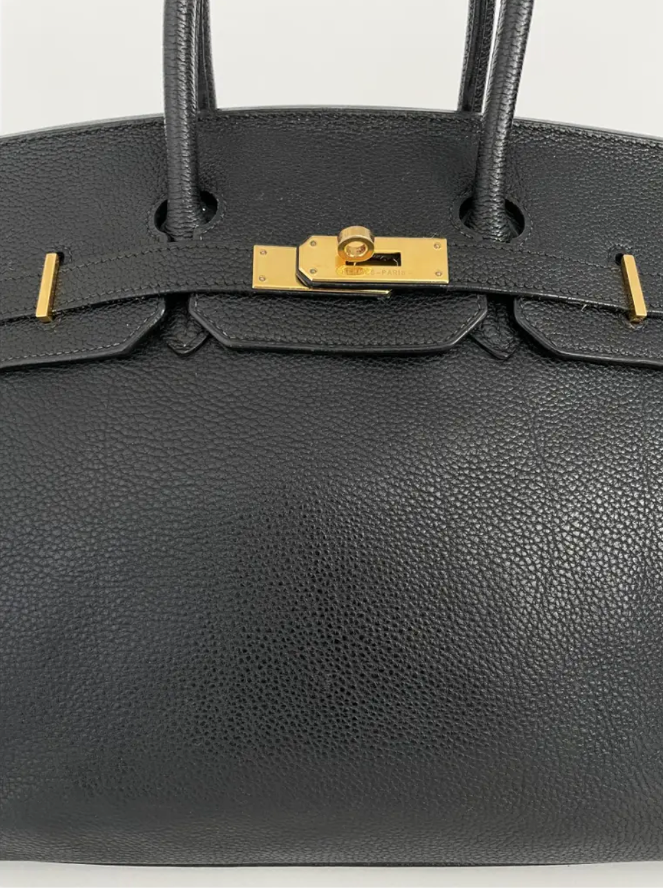 Hermes Birkin 35 In Black Togo Leather With Gold Hardware