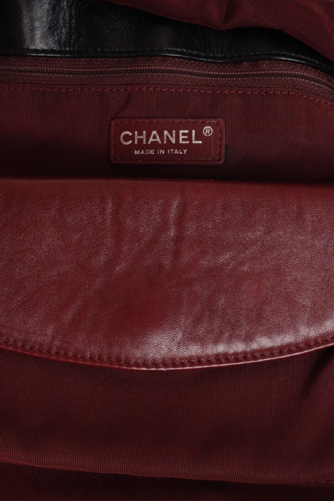 Chanel Large Astrakhan Black Quilted Leather