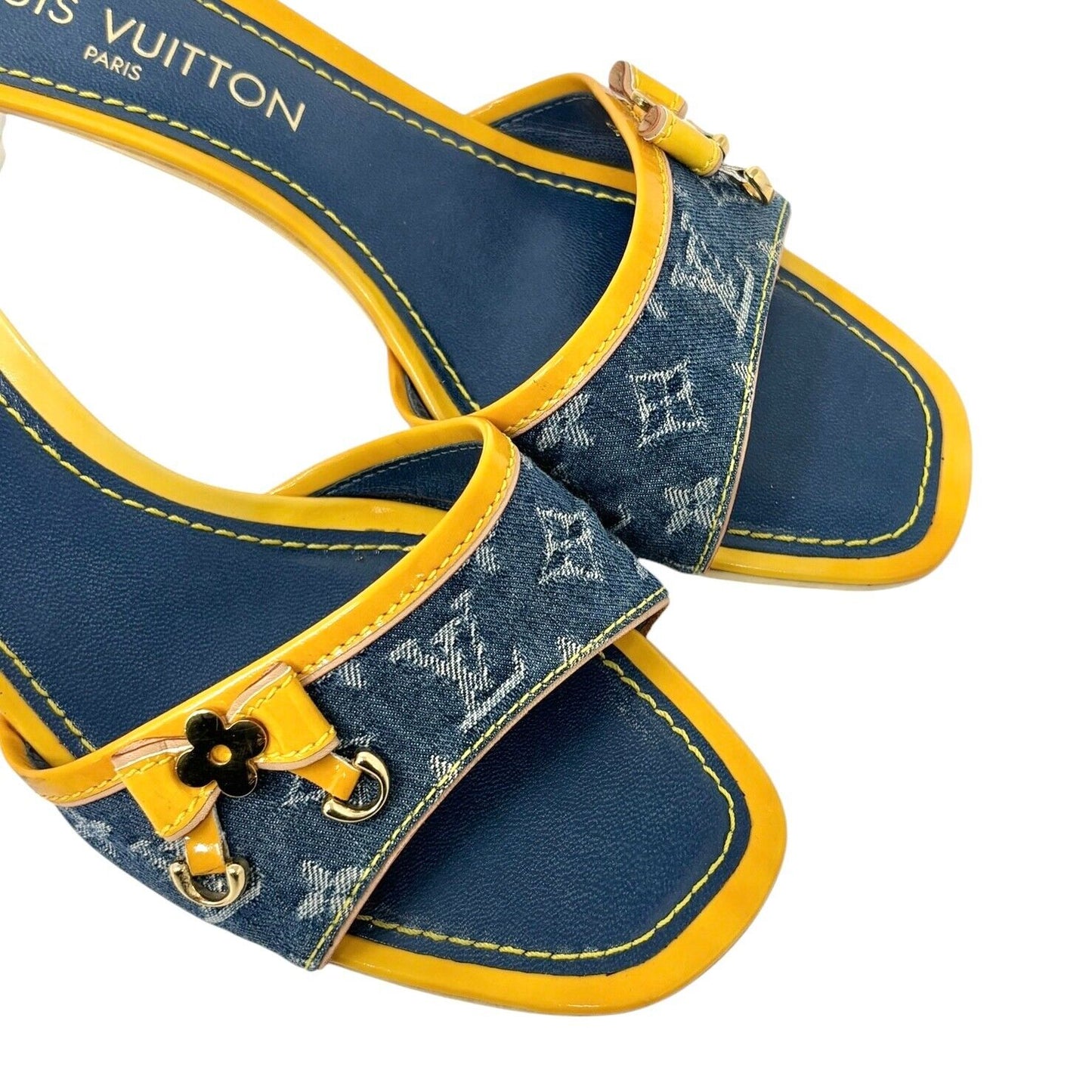 Louis Vuitton LV Monogram Denim Sandals