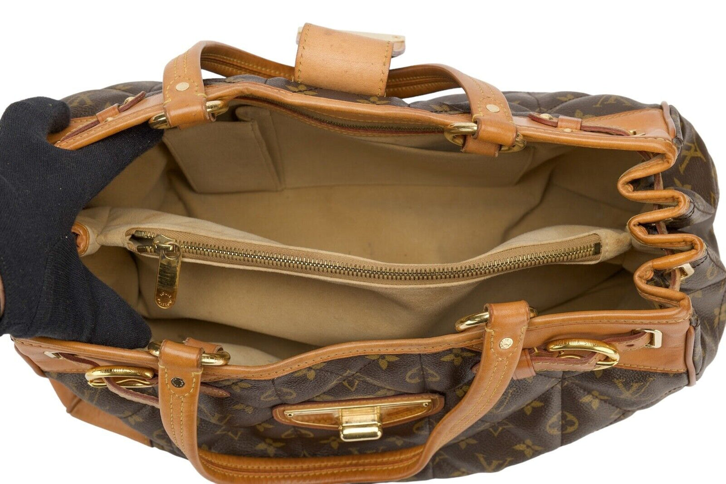 Louis Vuitton Etoile Brown Monogram Shopper Tote Bag, Gold Hardware