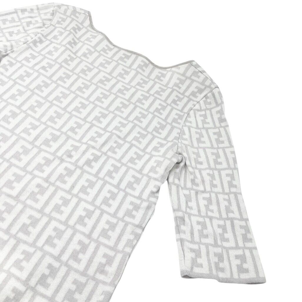 Fendi Zucca Monogram Logo Knit Top