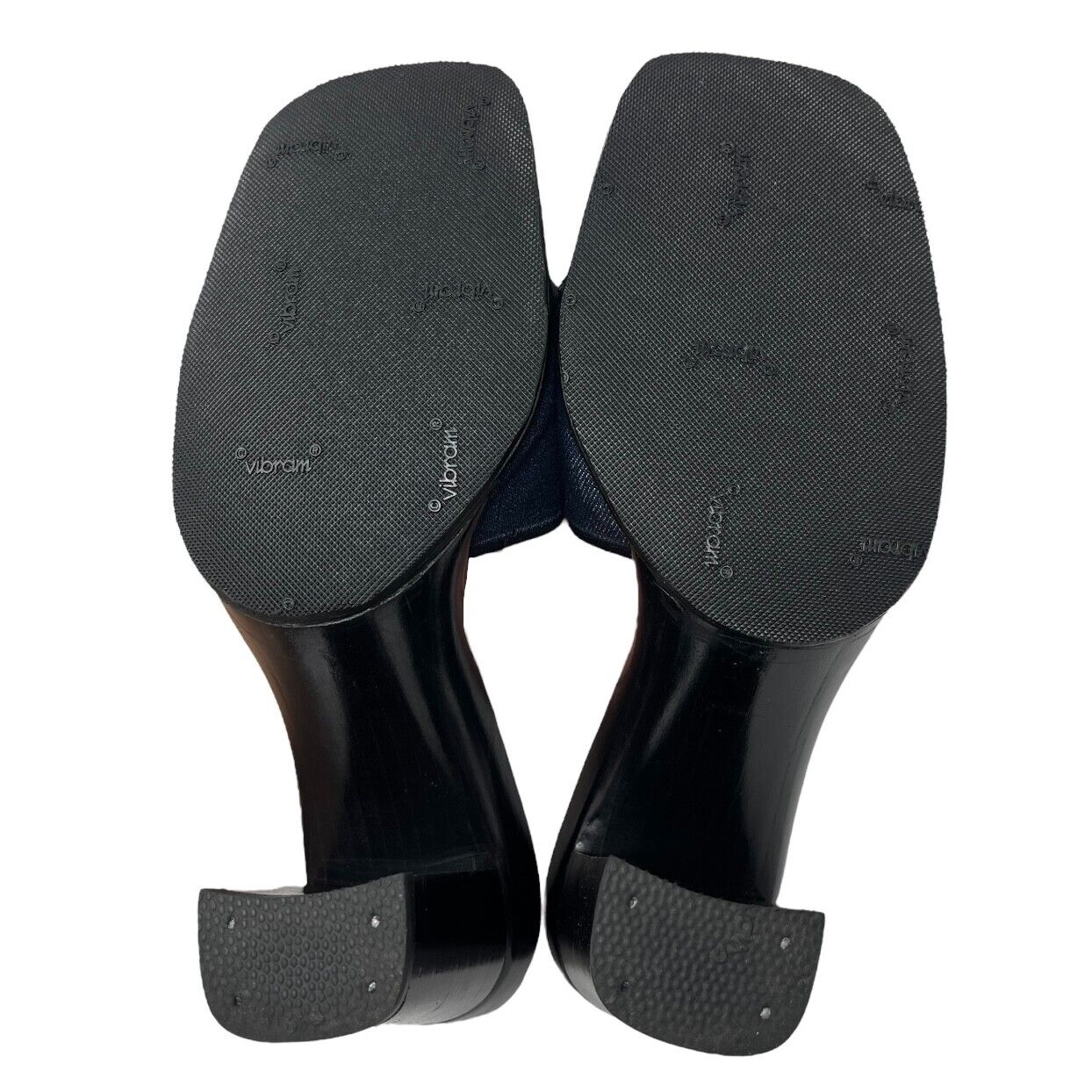 Chanel 00T CC Mark Logo Denim Sandal Heels