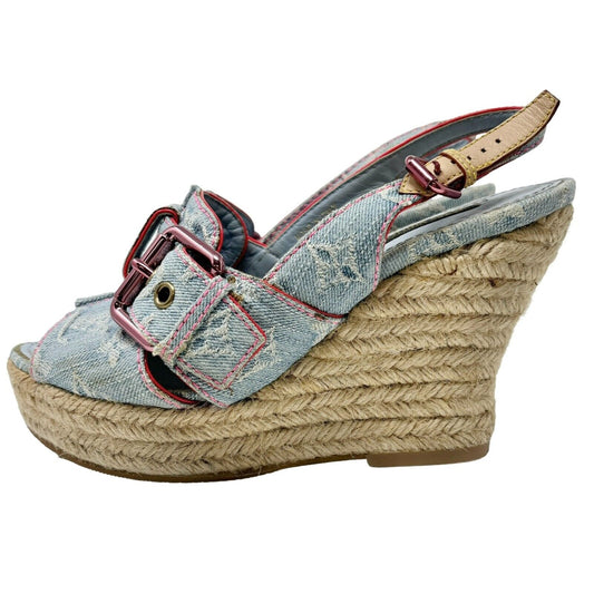Louis Vuitton LV Monogram Denim Sandals