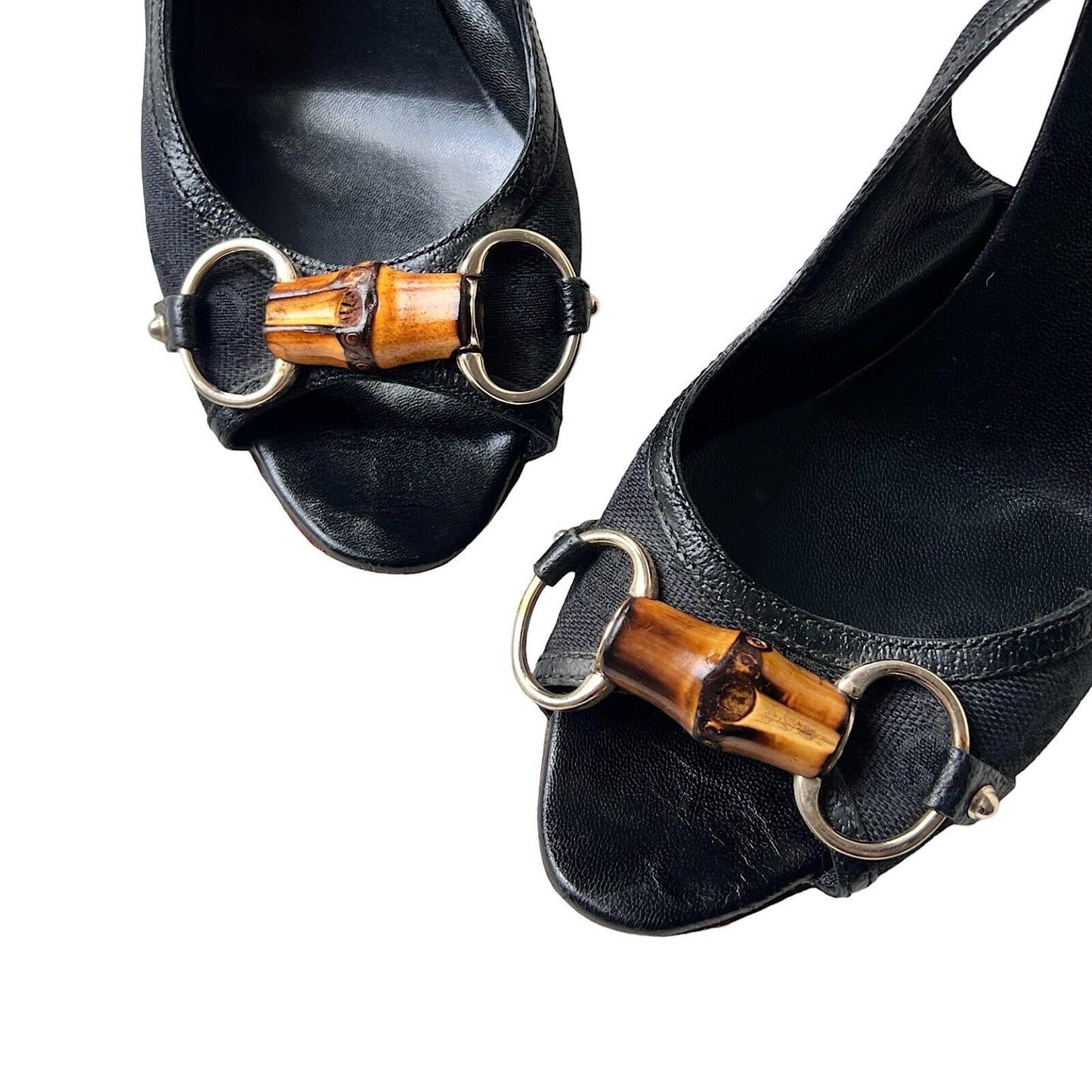 Gucci Bamboo Slingback Heels