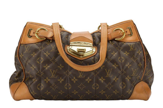 Louis Vuitton Etoile Brown Monogram Shopper Tote Bag, Gold Hardware