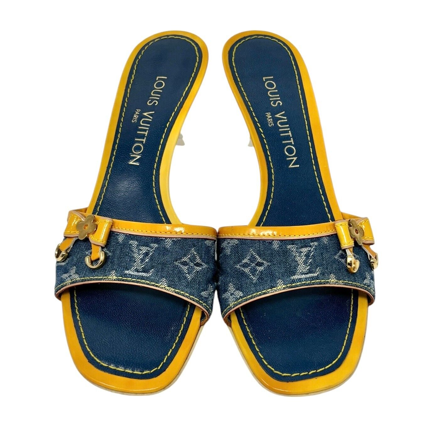 Louis Vuitton LV Monogram Denim Sandals
