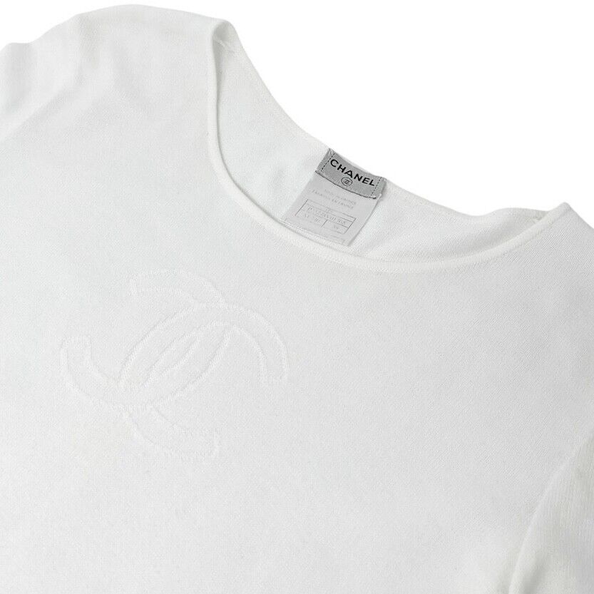 Chanel ﻿ 05C Big CC Logo Knit Top