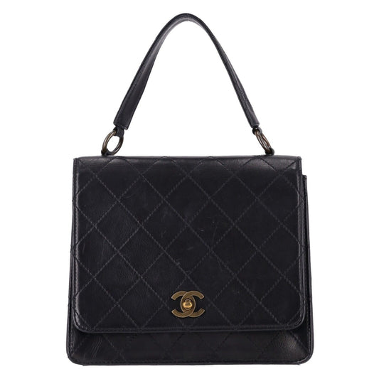 Chanel 'CC' Turn-Lock Diamond Quilted Leather Bag