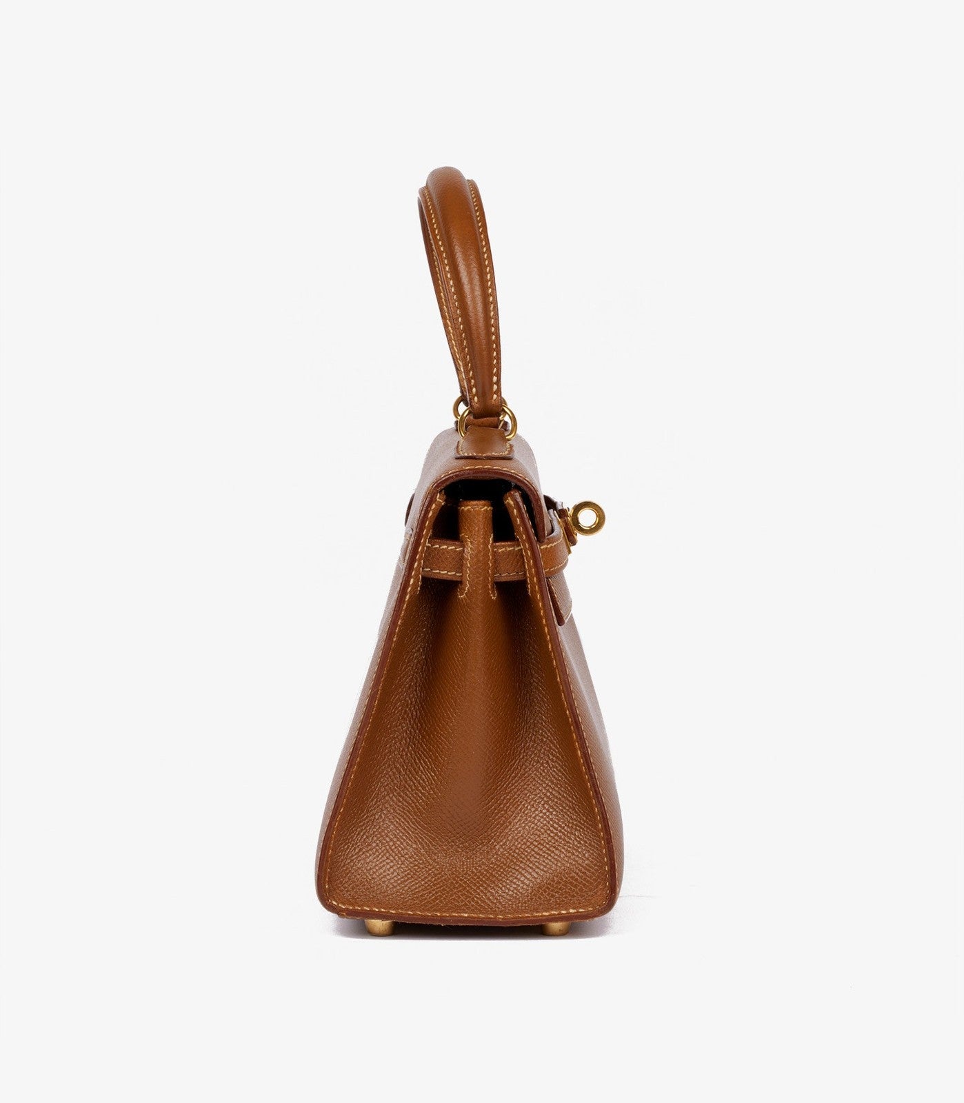 Hermès Gold Courchevel Leather Kelly 20cm