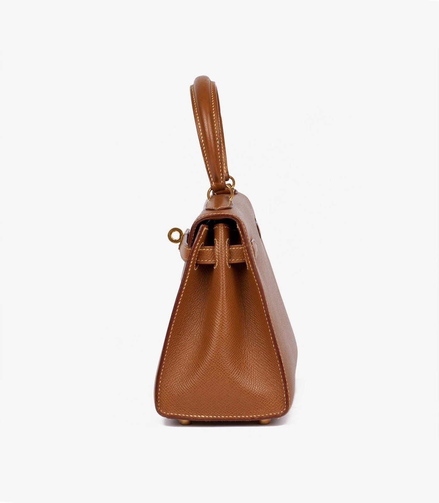 Hermès Gold Courchevel Leather Kelly 20cm