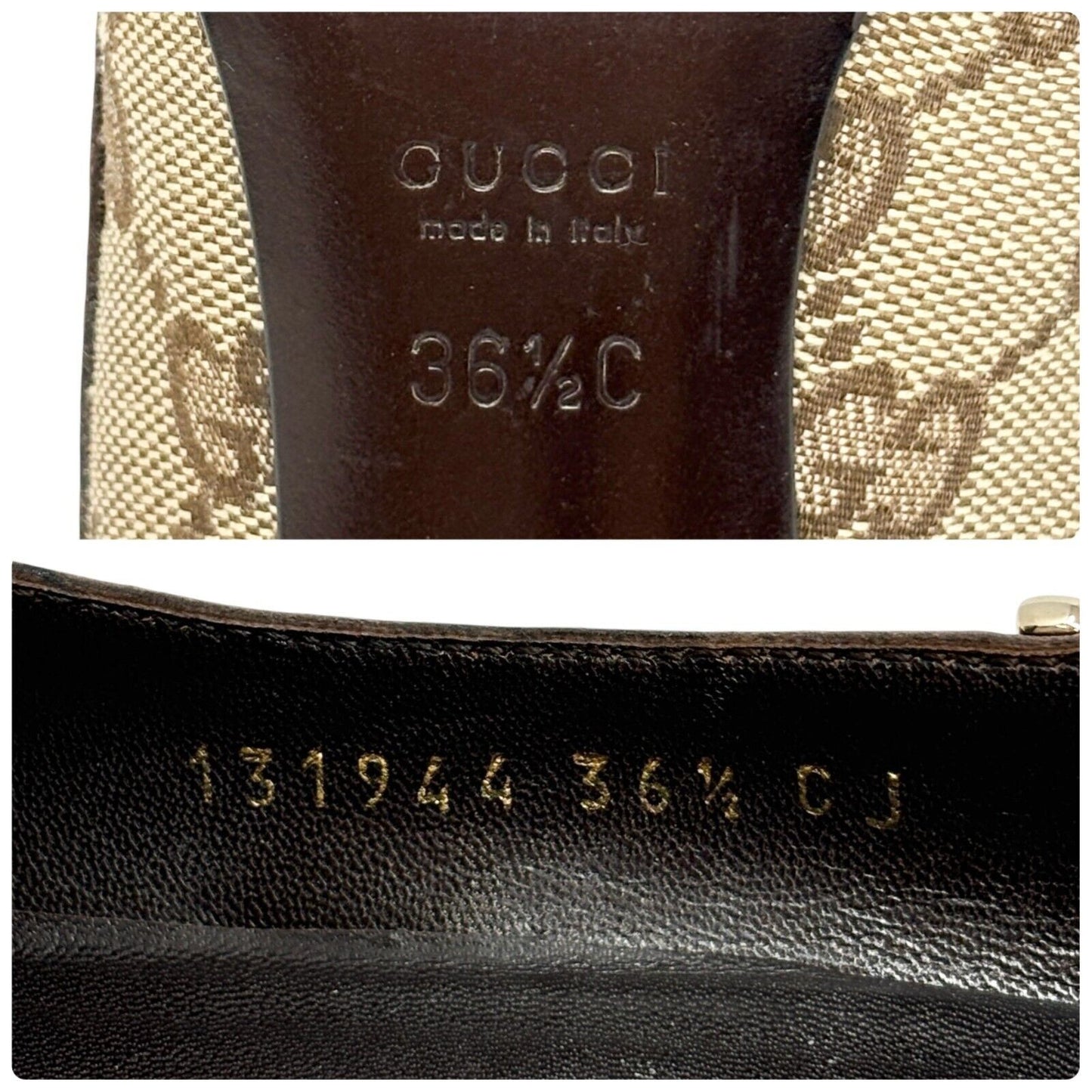 Gucci GG Monogram Logo Heels