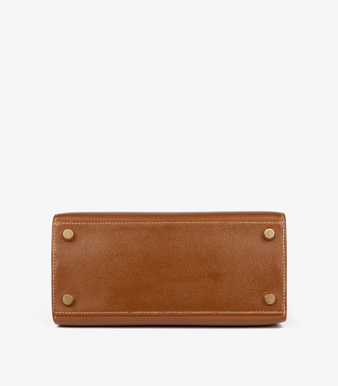 Hermès Gold Courchevel Leather Kelly 20cm