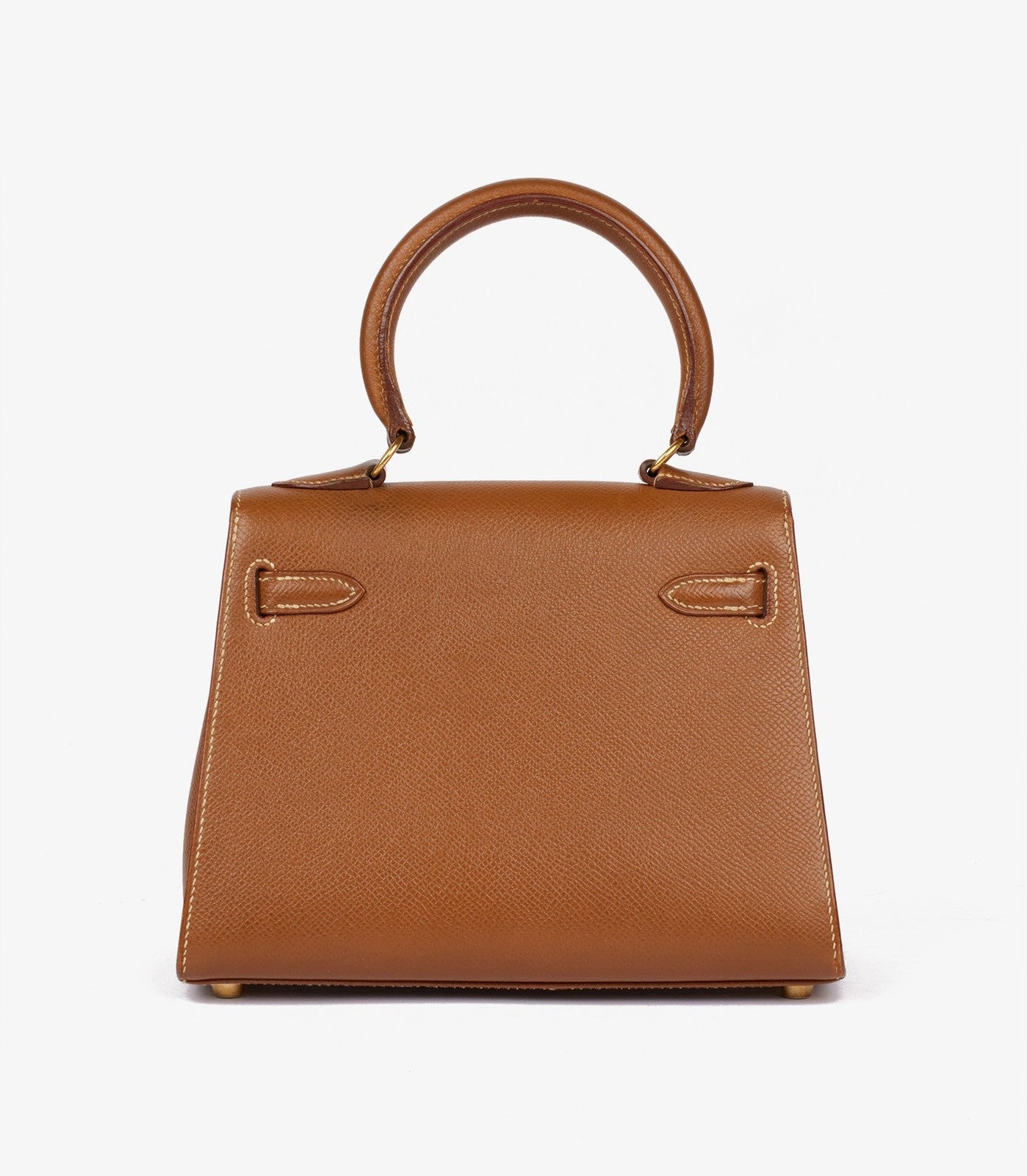 Hermès Gold Courchevel Leather Kelly 20cm